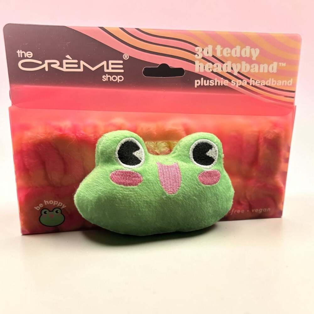 The Crème Shop Be Hoppy 3D Teddy Plushie Spa Headband